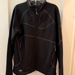 Woman’s Outdoor Research Full Zip Hiking Jacket, Soft shell, Size S, like new